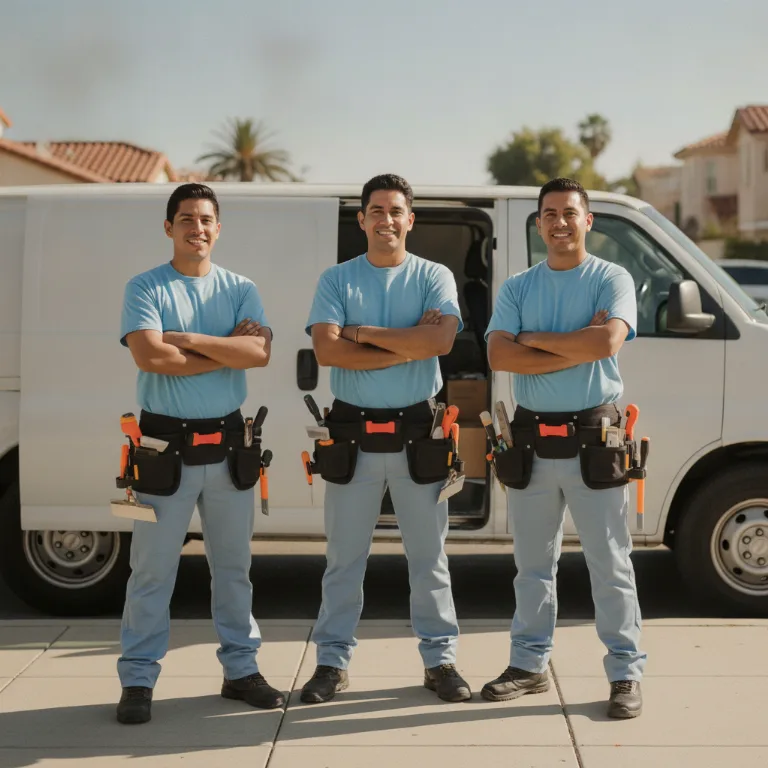 Ladrilhador equipe em Itapetininga